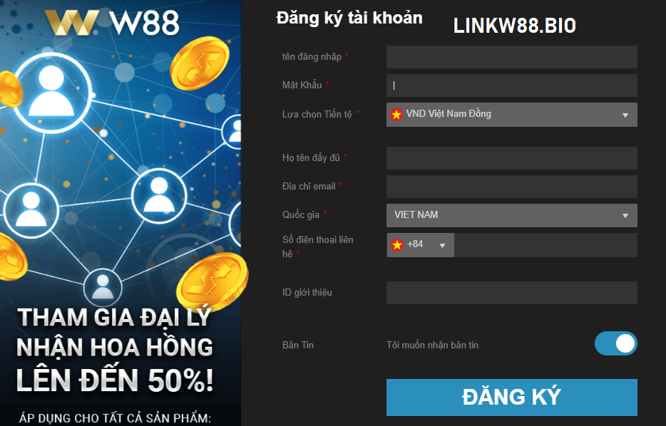 Đại Lý W88: Hướng Dẫn Kiếm Tiền Online Với Hoa Hồng Hấp Dẫn - Nogiba Đại Lý W88: Hướng Dẫn Kiếm Tiền Online Với Hoa Hồng Hấp Dẫn - Nogiba