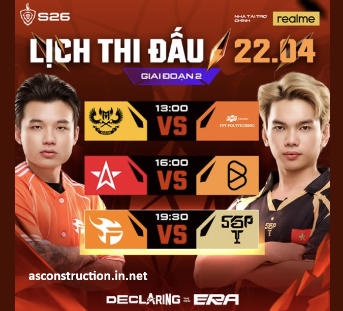 LỊCH THI ĐẤU GIAI ĐOẠN 2 ĐTDV MÙA XUÂN NGÀY 22/04/2026 - Nogiba